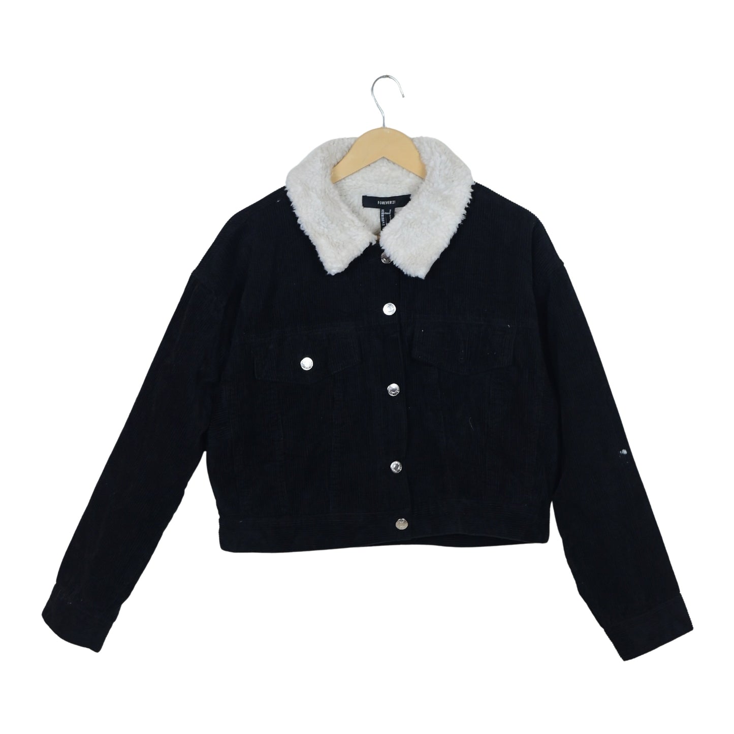 Women's Denim Fur Jacket