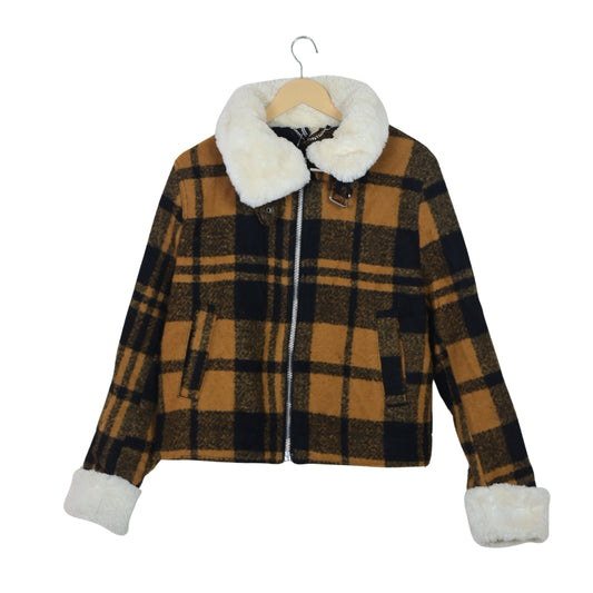 Women's Zipper Fur Jacket
