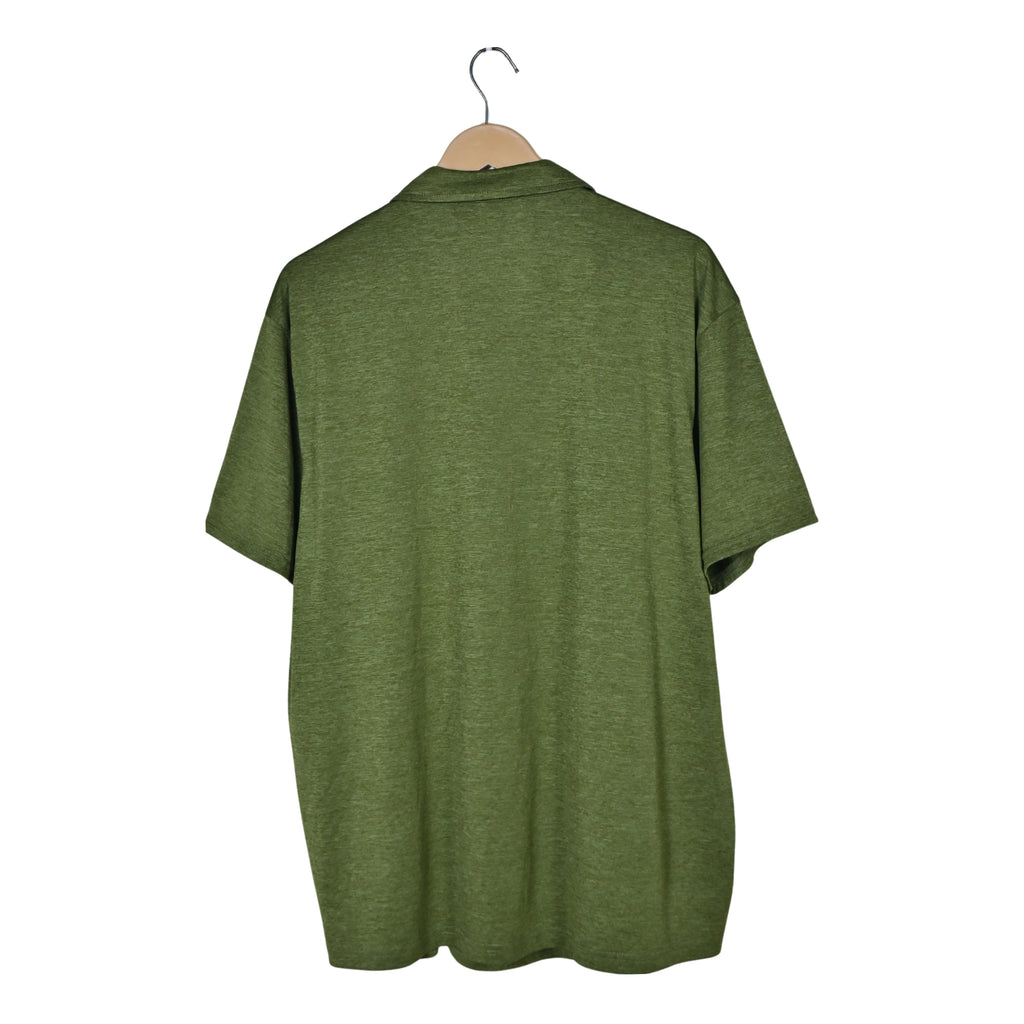 Men's Quarter Zipper Polo T-Shirt