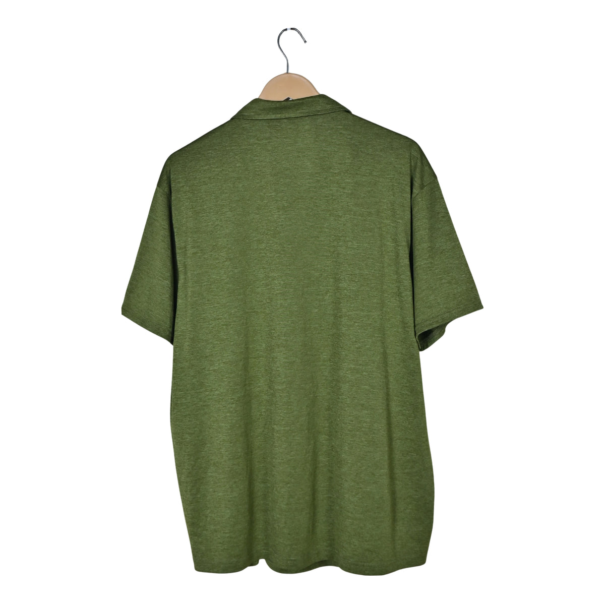 Men's Quarter Zipper Polo T-Shirt