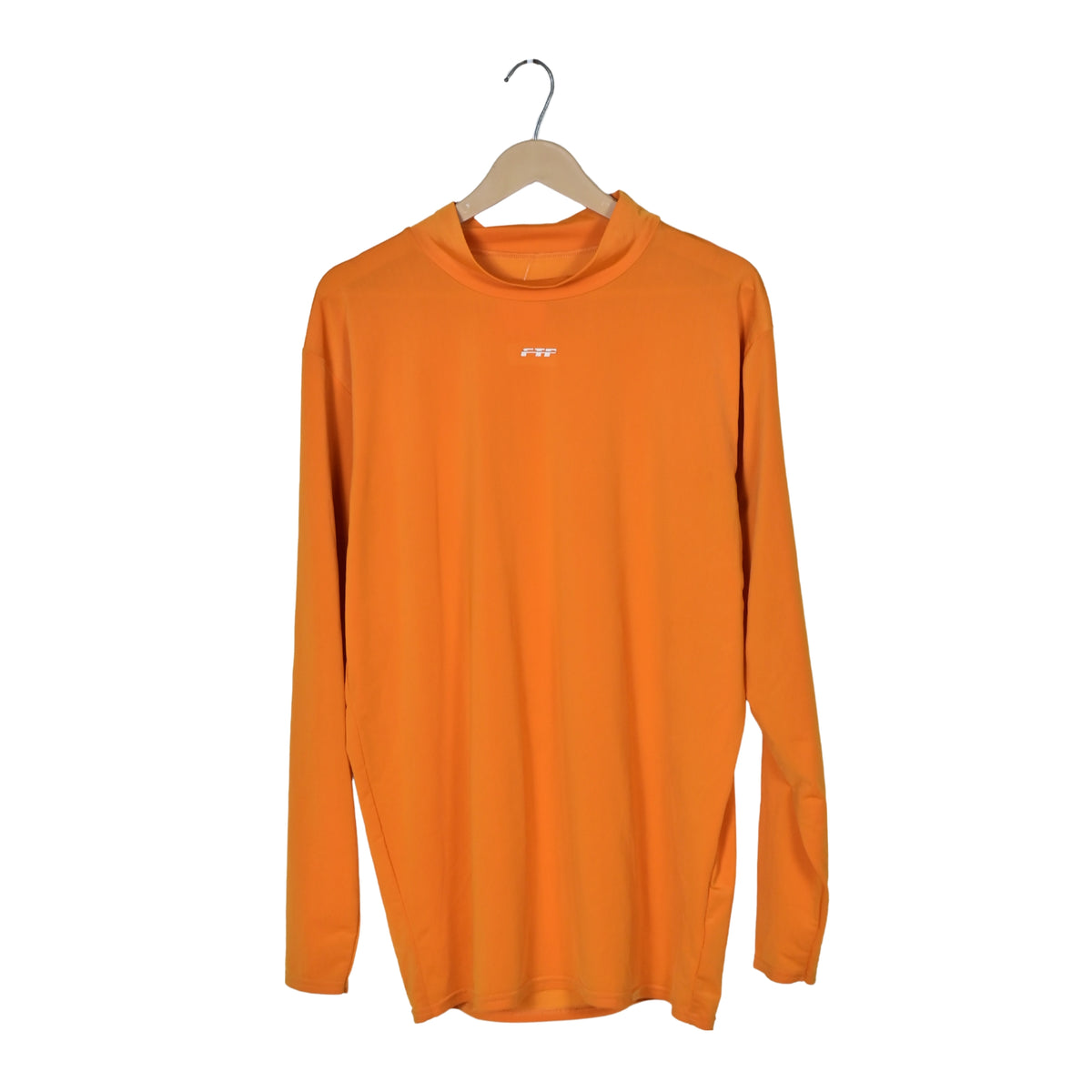 Men's Full Sleeves Mock Neck T-Shirt