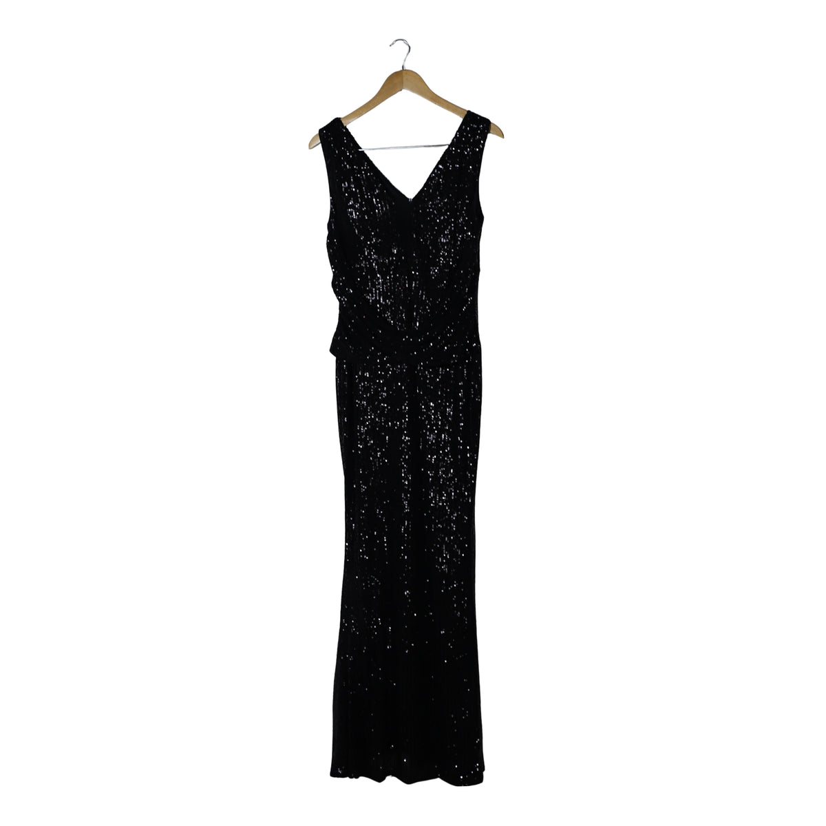 Women's V-Neck Sequins Maxi Dress
