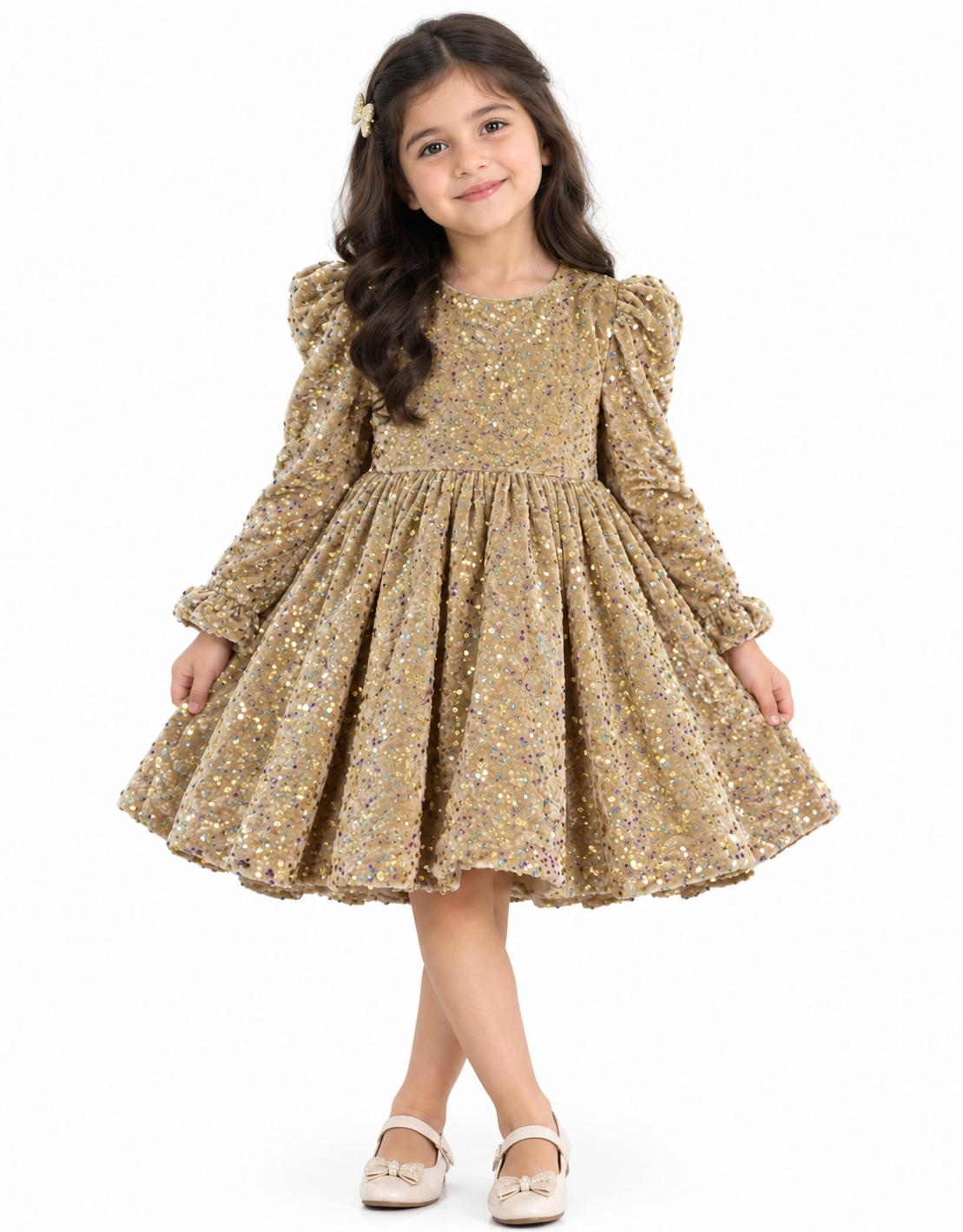 Girl's Sequins Frock