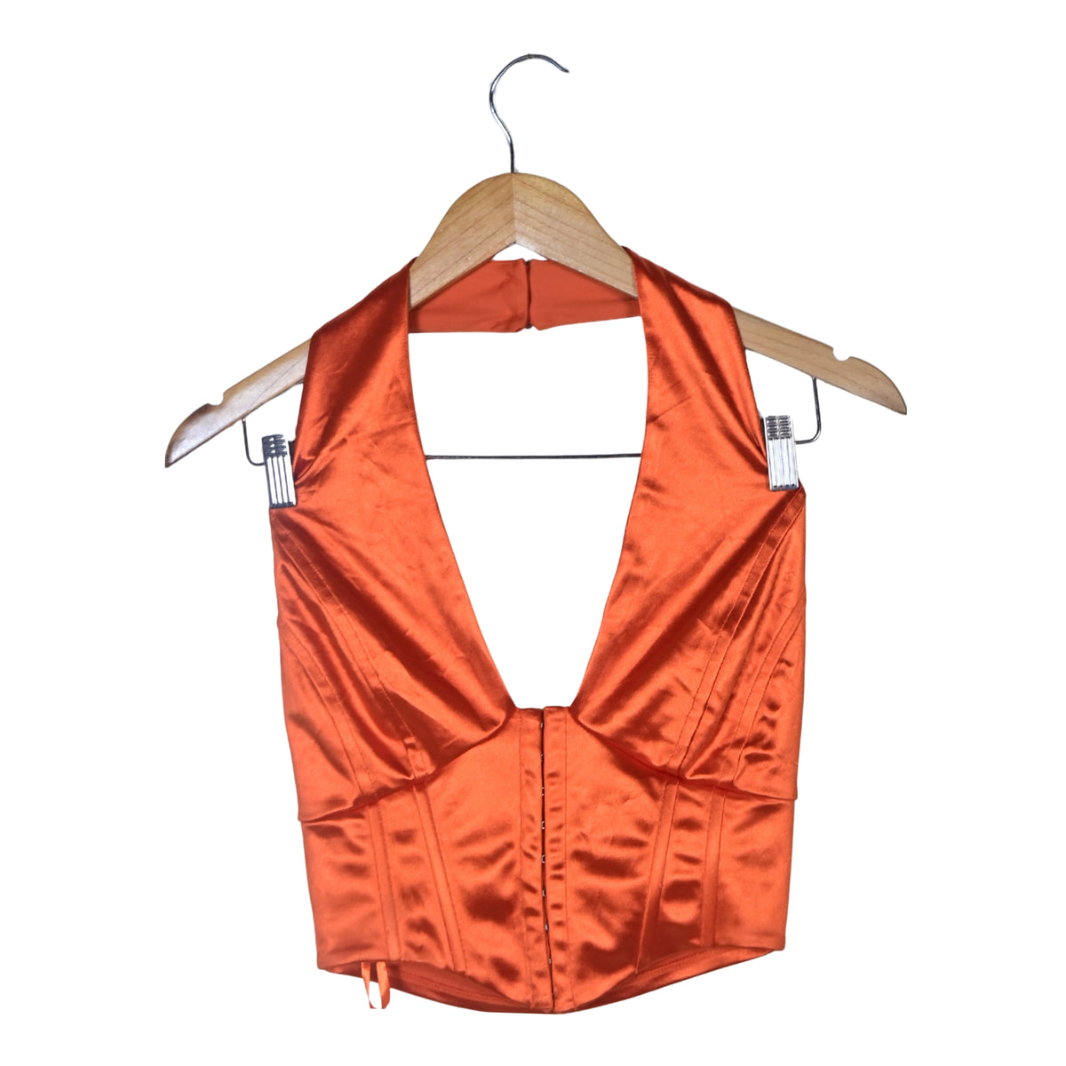 Women's Halter Neck Corset-style Crop Top