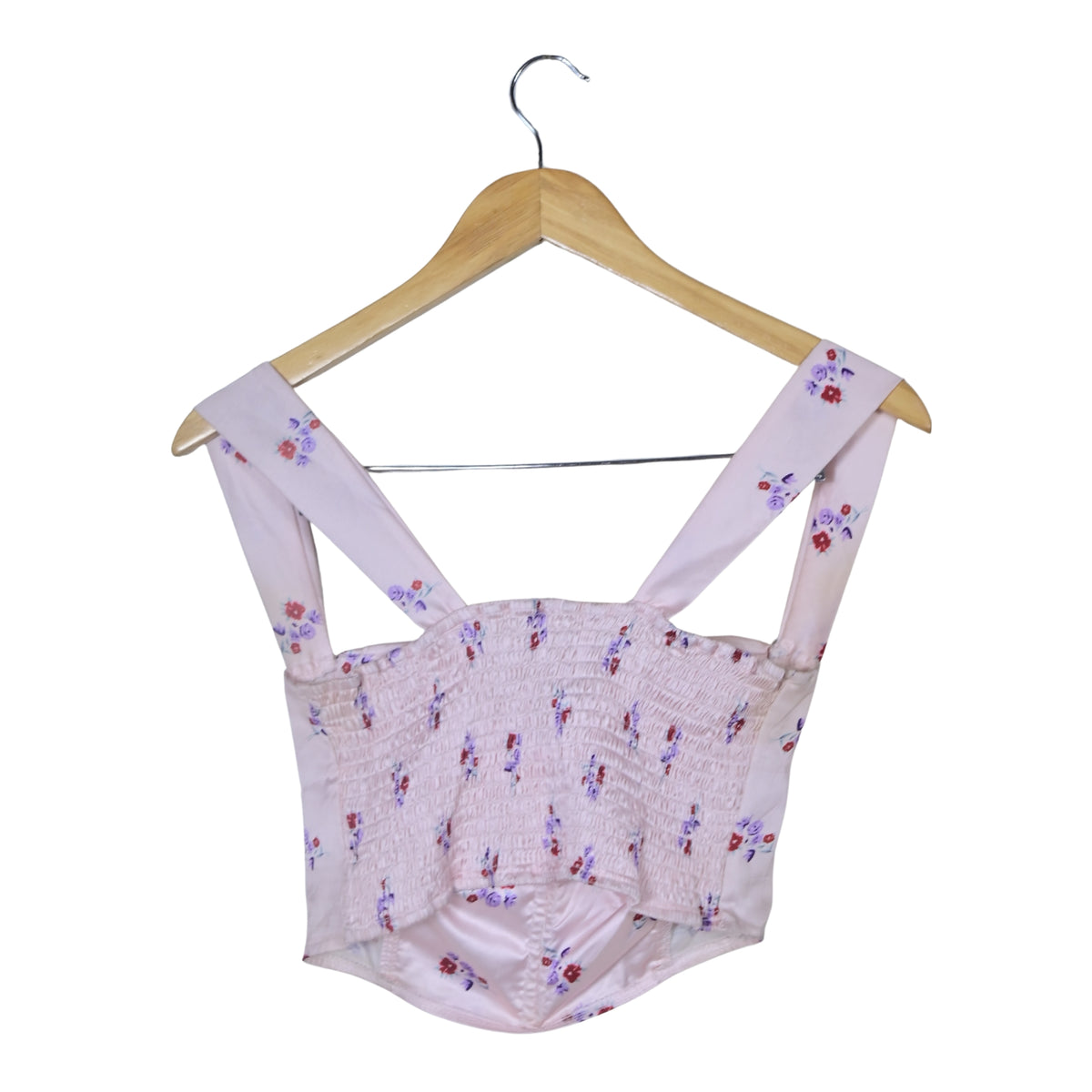 Women's Floral Prin Crop Top
