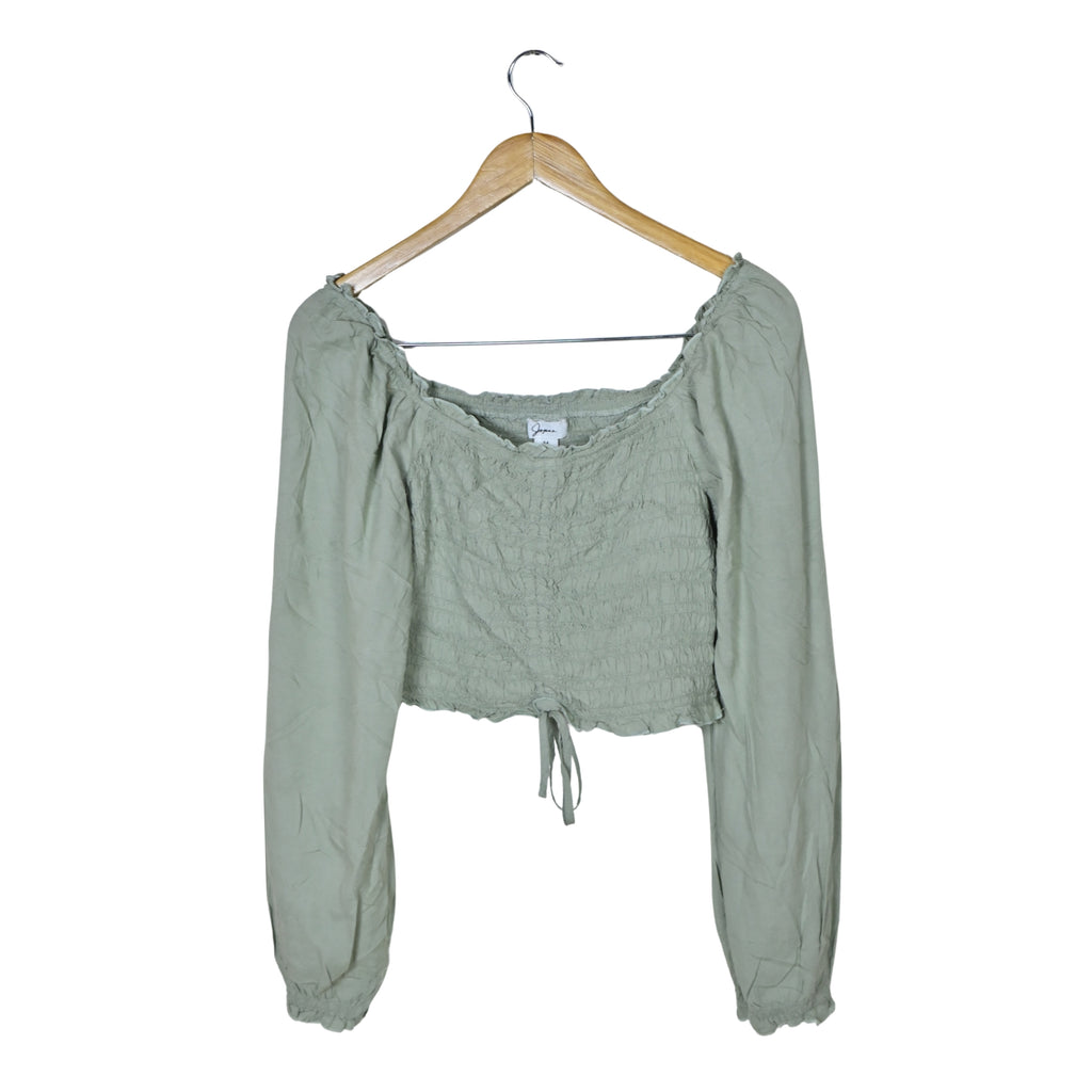 Women's Off-Shoulder Smocked Top