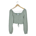 Women's Off-Shoulder Smocked Top