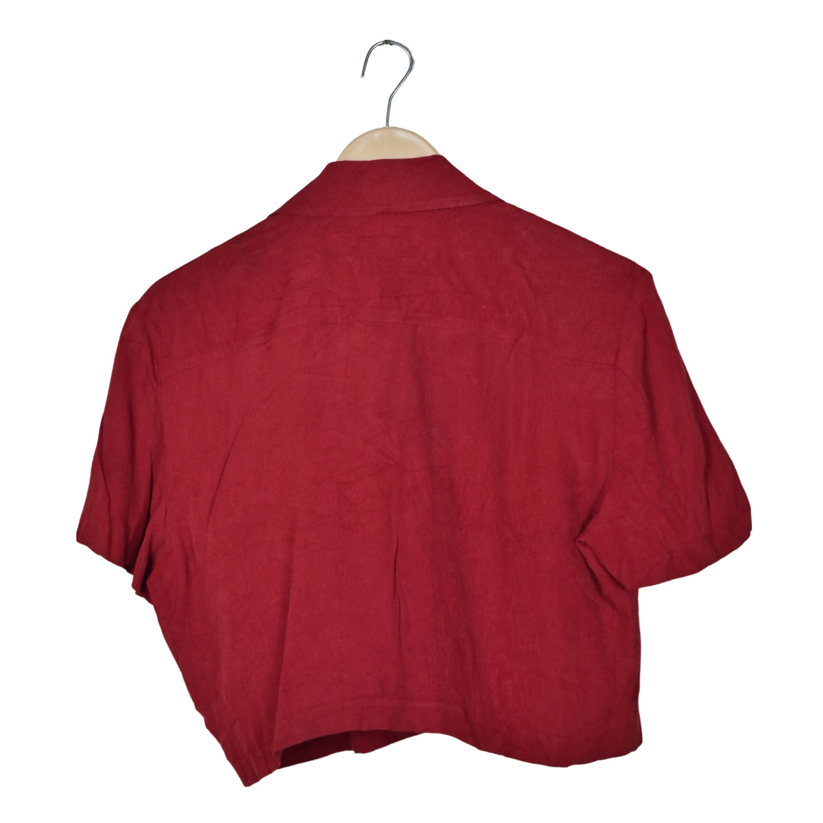 Women's Short Sleeves Crop Shirt