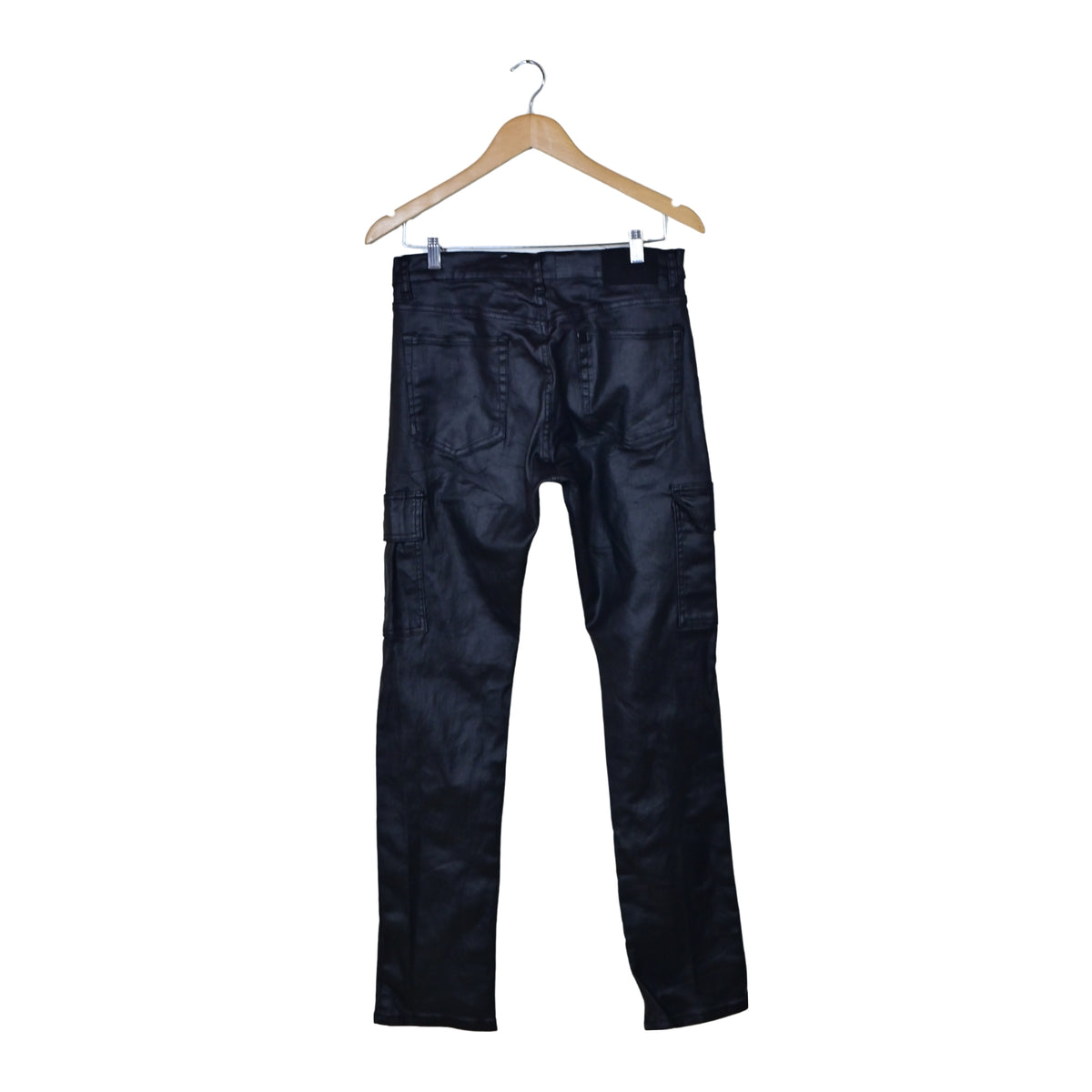Women's Wax-Coated Cargo Jeans