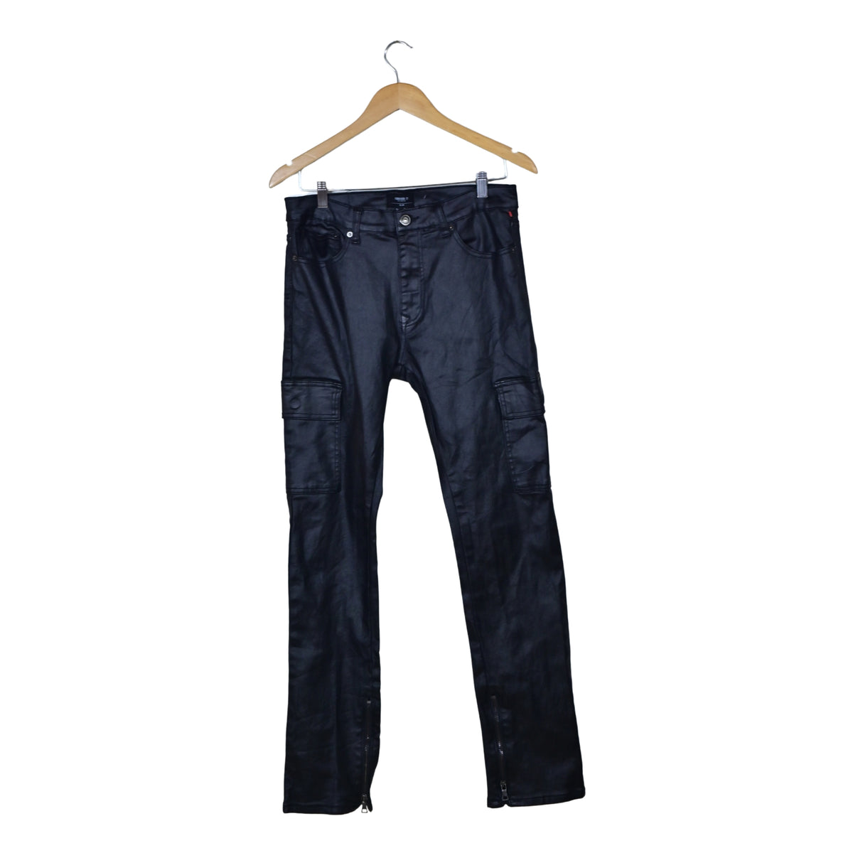 Women's Wax-Coated Cargo Jeans