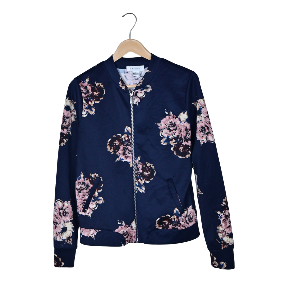 Women's Floral Zipper Jacket