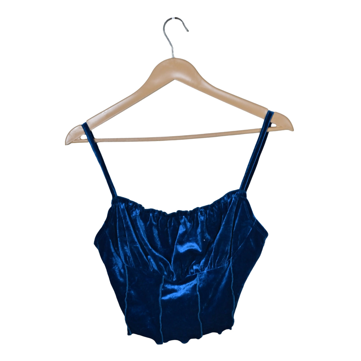 Women's Velvet Crop Top