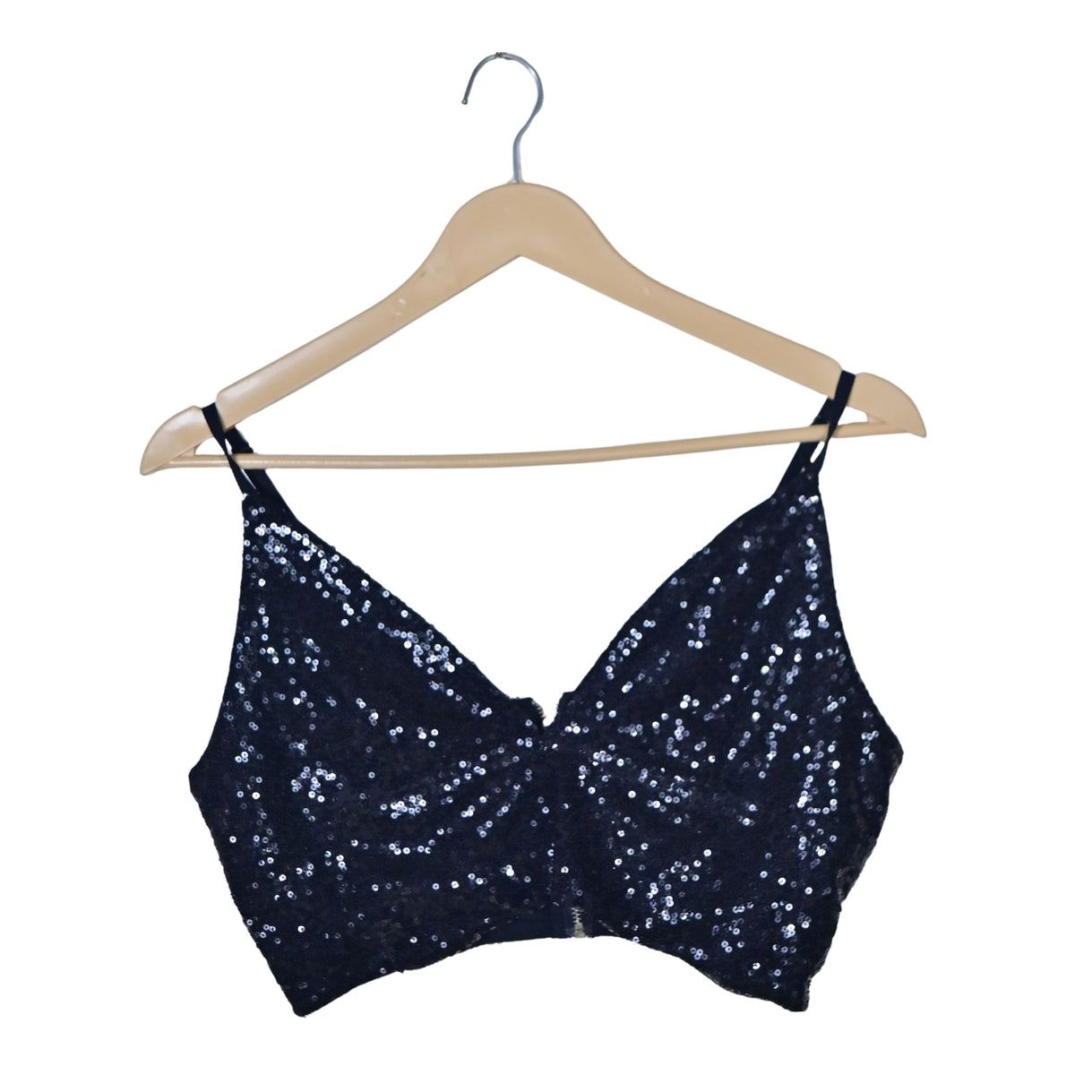 Women's Sequins Cropped Top