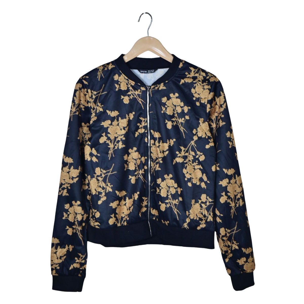 Women's Floral Zipper Jacket