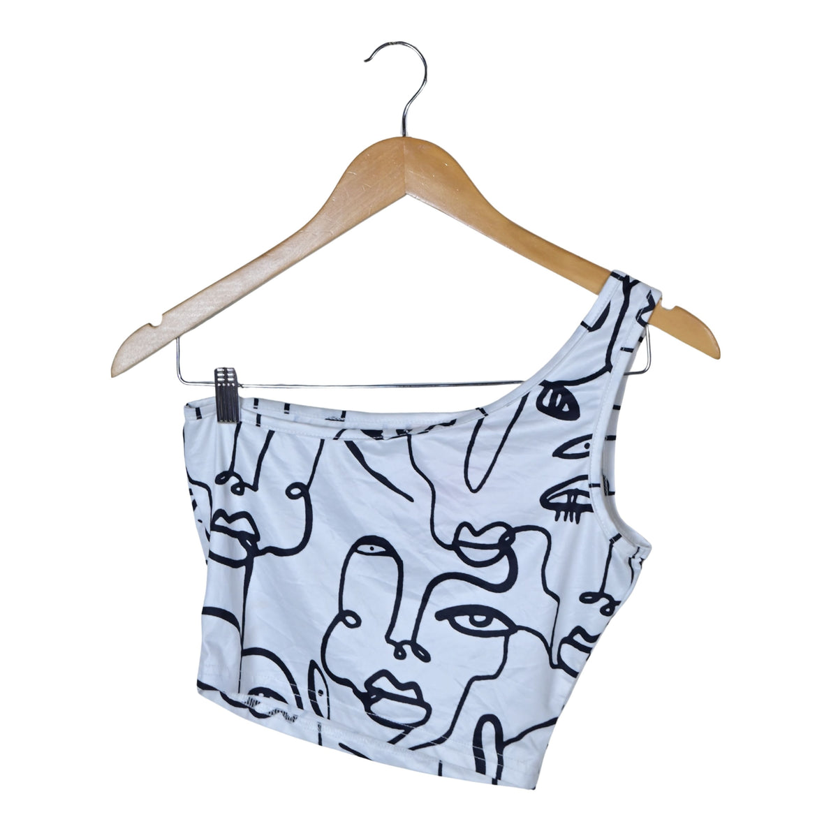 Women's One-Shoulder Crop Top