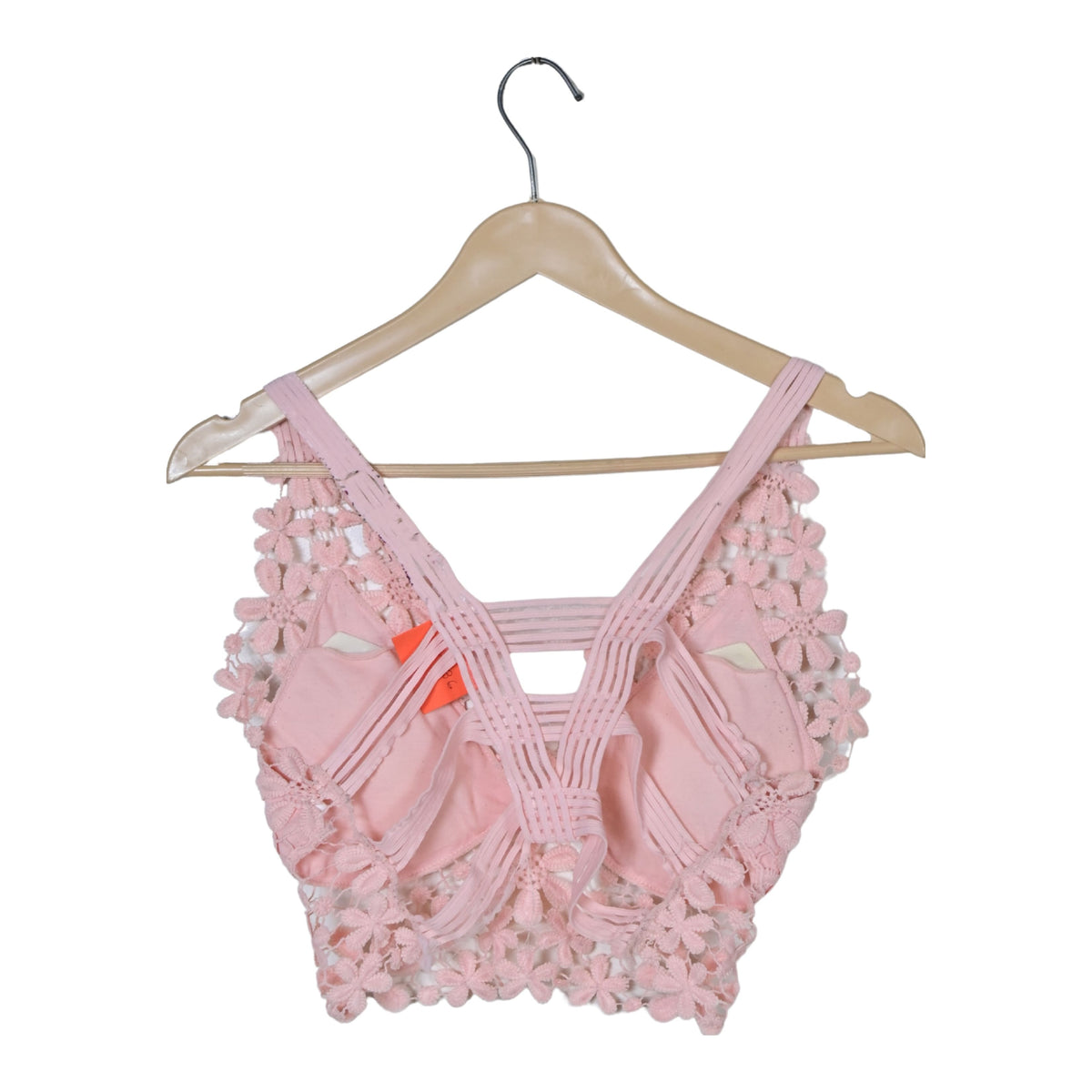 Women's Floral Lace Crop Top