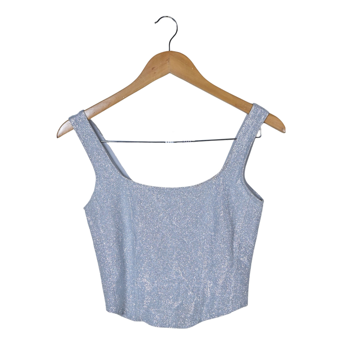 Women's Glitter Crop Top