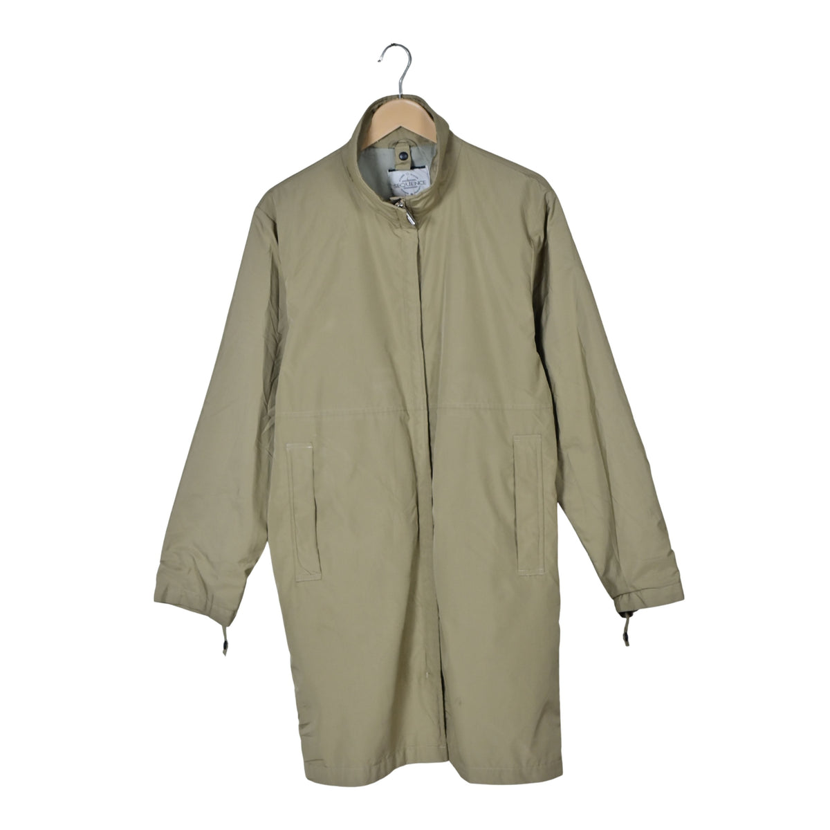 Men's Mock-Neck Long Jacket