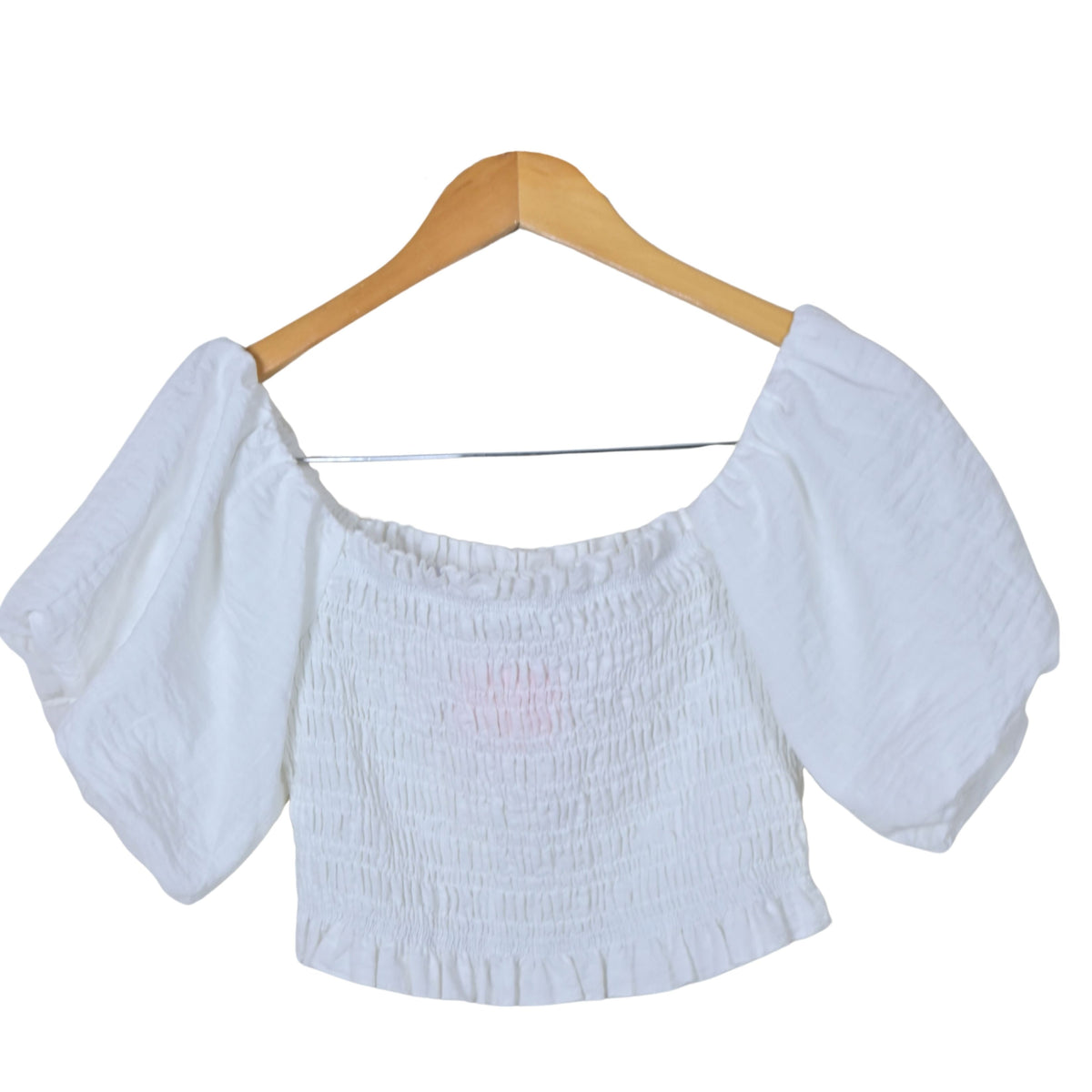Women's Smocked Cropped Top