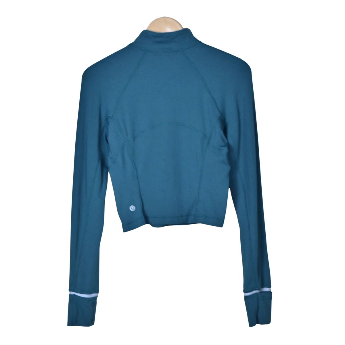 Women's Quarter Zipper Crop Tee