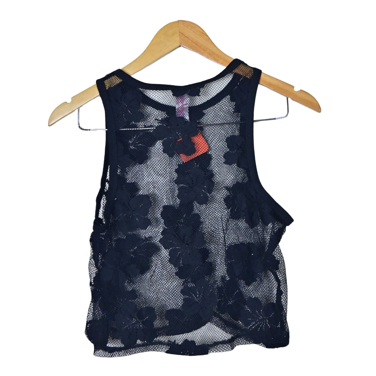 Women's Floral Net Top