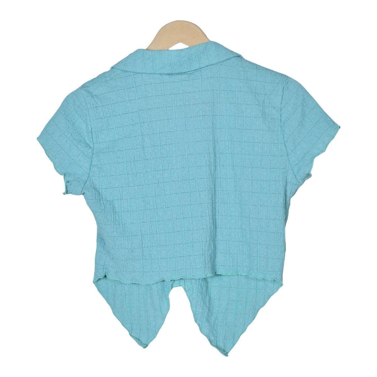 Women's Short Sleeves Crop Shirt