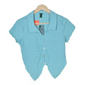 Women's Short Sleeves Crop Shirt