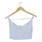 Women's Eyelet Crop Cami Top
