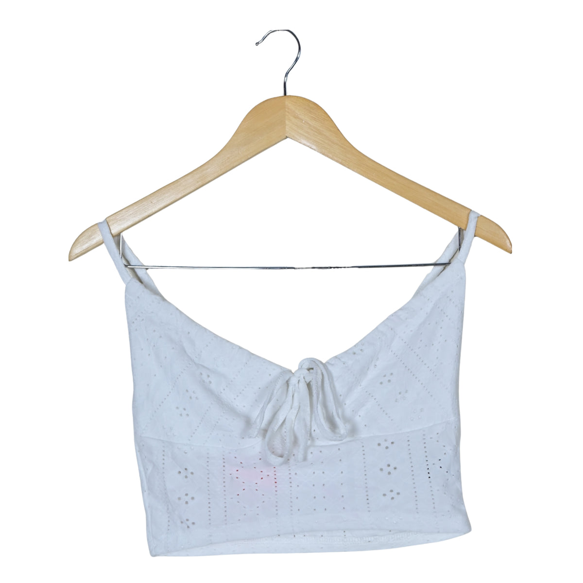 Women's Eyelet Crop Cami Top