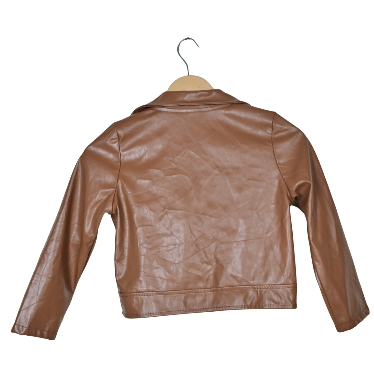 Girl's Faux Leather Jacket