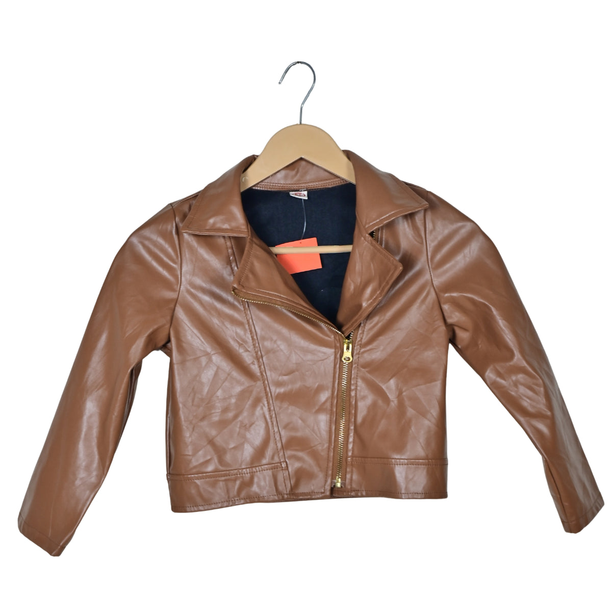 Girl's Faux Leather Jacket
