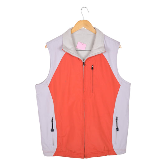 Women's Sleeveless Zipper Jacket