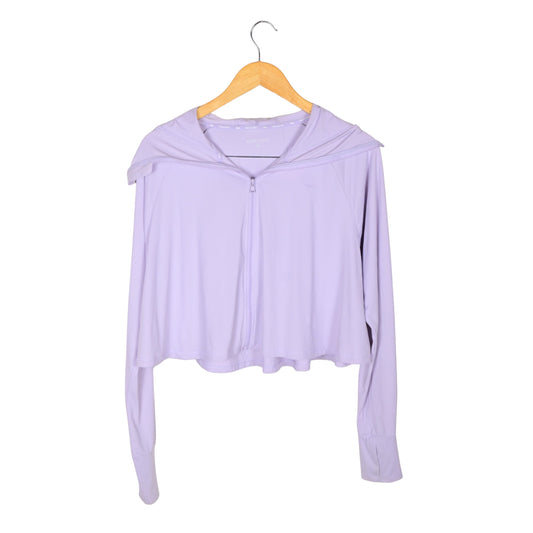 Women's Activewear Crop Zipper Hoodie