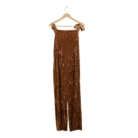 Women's Velvet Jumpsuit