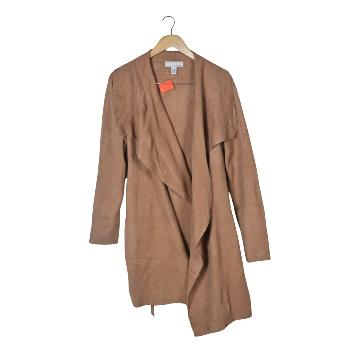 Women's Front-Open Faux Suede Jacket