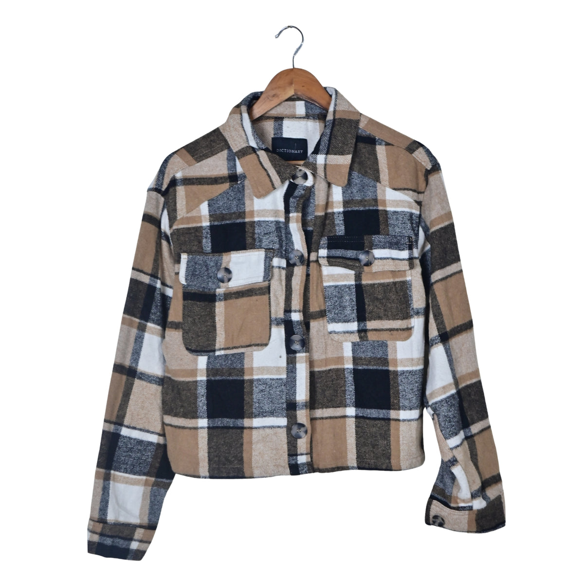 Women's Flannel Crop Shacket