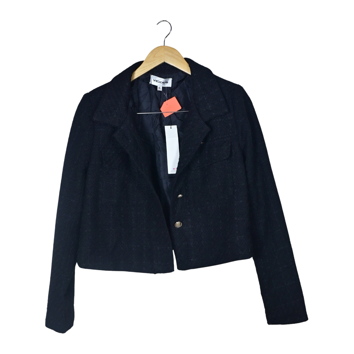 Women's Cropped Tweed Jacket