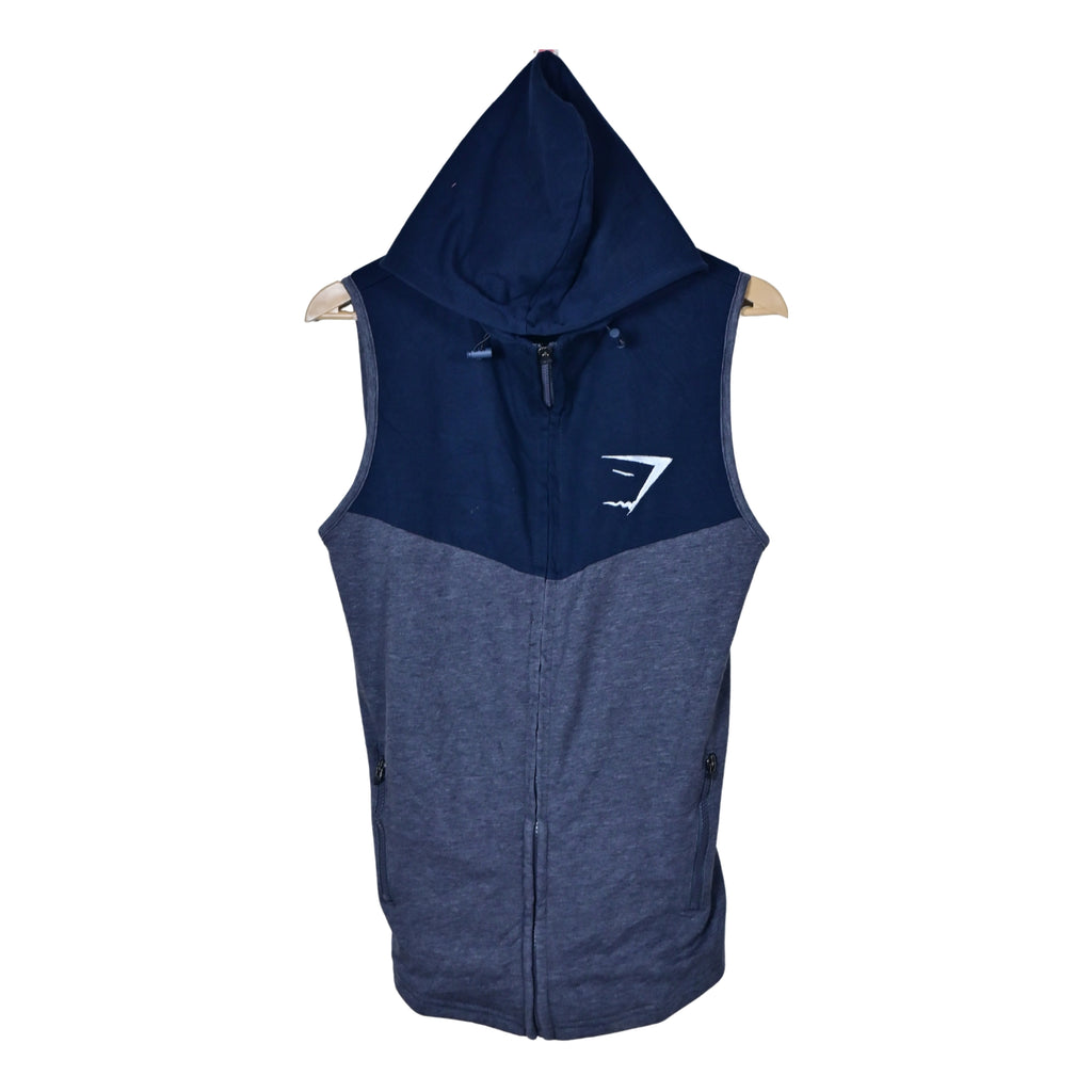Men's Sleeveless Zip Up Hoodie