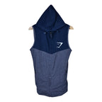 Men's Sleeveless Zip Up Hoodie