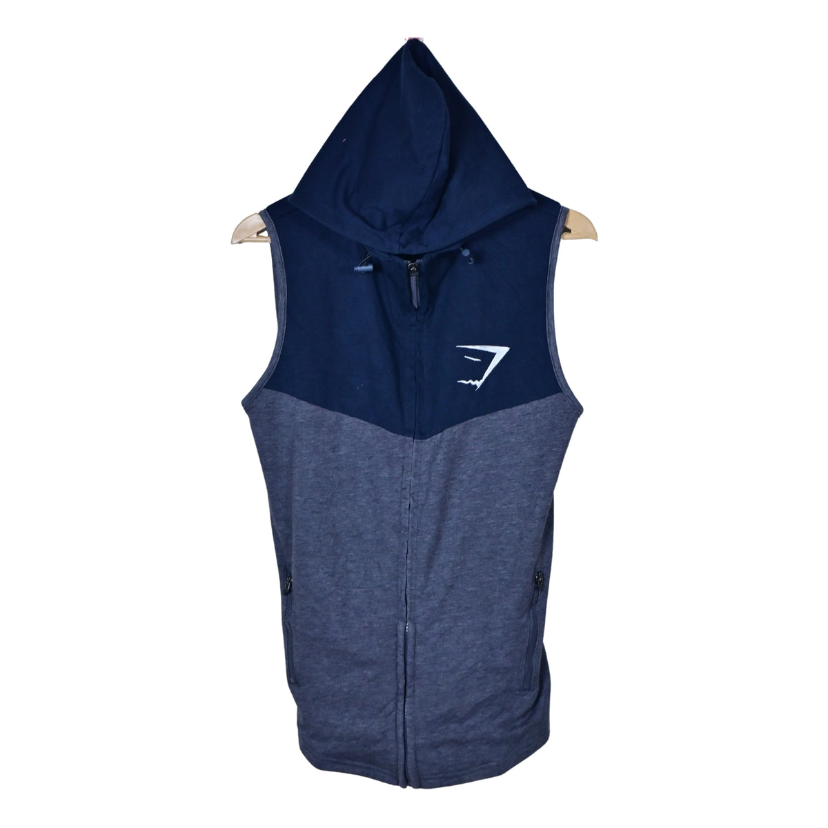 Men's Sleeveless Zip Up Hoodie