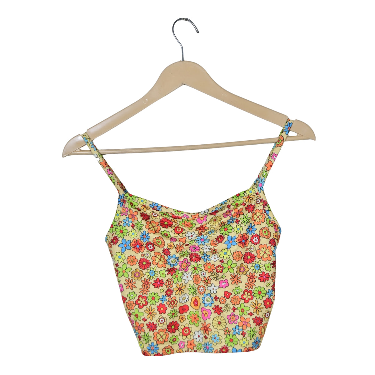 Women's Floral Print Crop Top