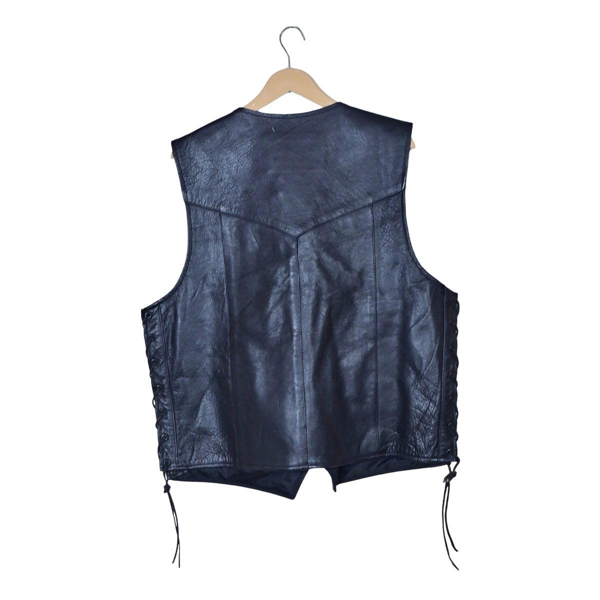 Women's Biker Leather Vest