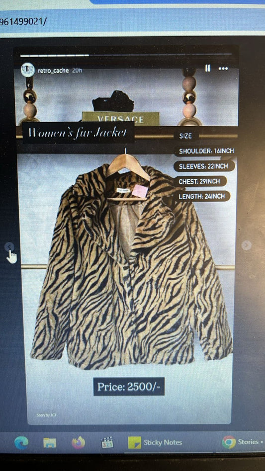 womens fur jacket