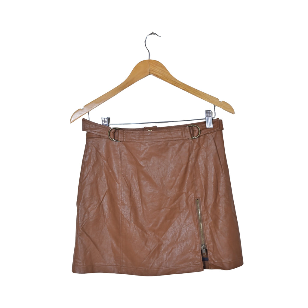 Women's Leather Mini Skirt