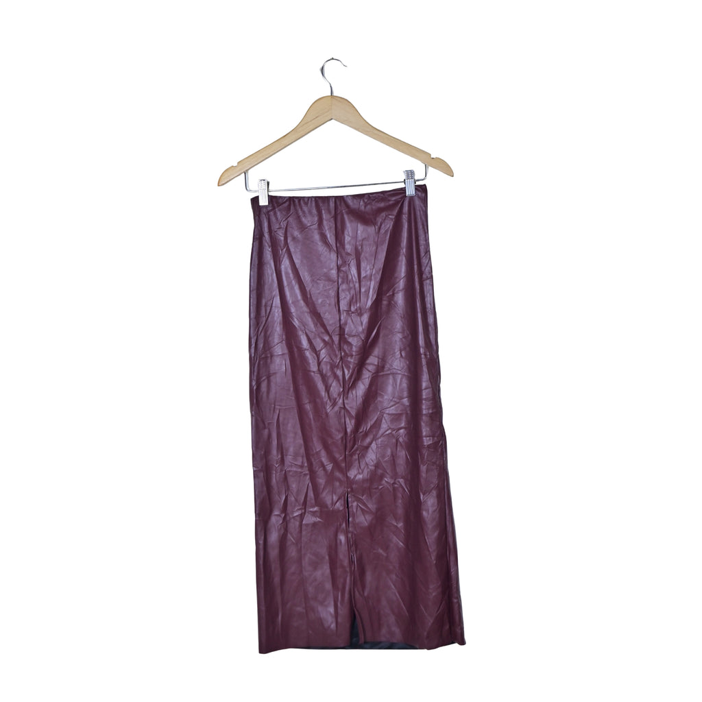Women's Leather Long Skirt