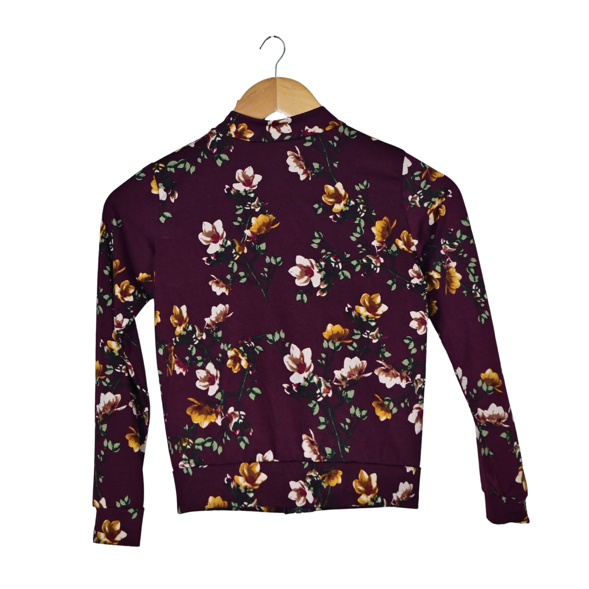 Women's Floral Zipper Jacket