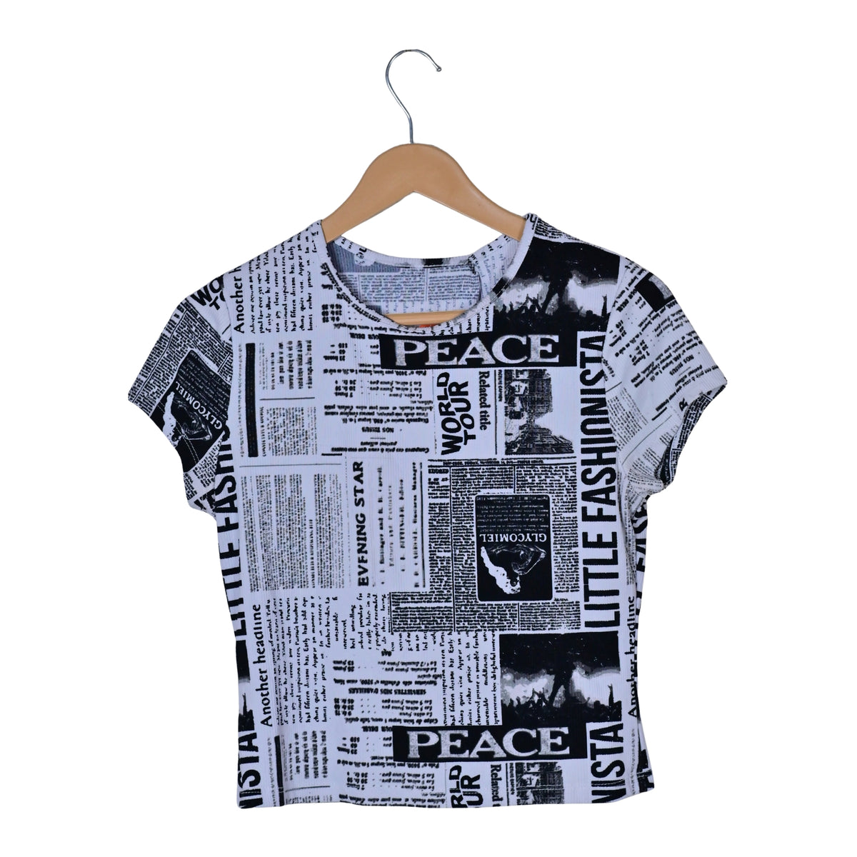 Women's Paper Print Top